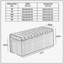 Safar Large Naples Ottoman Storage Box – Multi- Functional Striped Upholstered Blanket Box-116641127-117135482