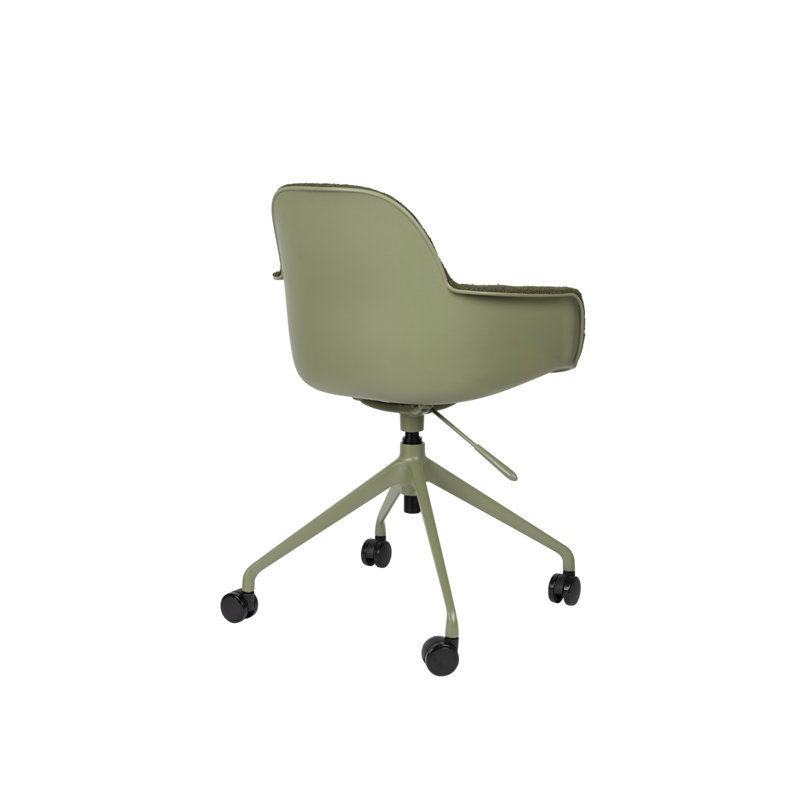 Albert Swivel Task Chair, Green, Green