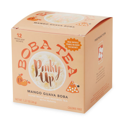 Mango Guava Boba Tea, 12 Sachets