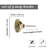 Allura 1.41" Diameter Mushroom Knob Multipack