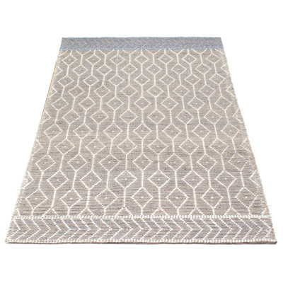 Dejion Performance Hand Braided Wool Rug