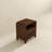 Solid Wood Nightstand With Two Drawers