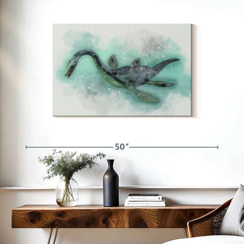 Brampt Mythic Loch Ness Monster, 24" H x 36" W