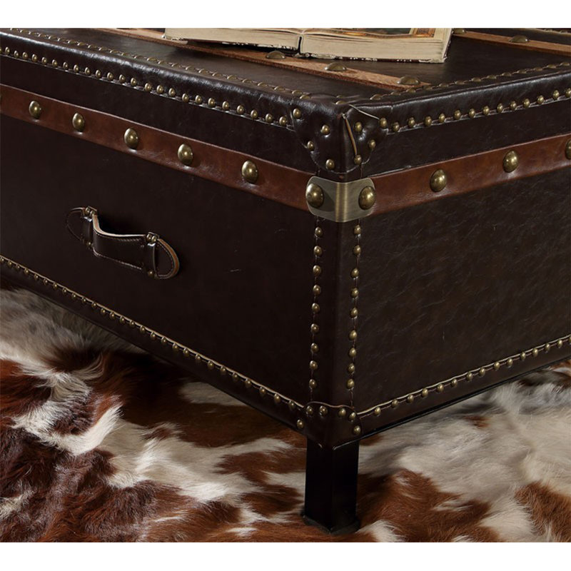 American Country Vintage Rivets Coffee Table Coffee Table