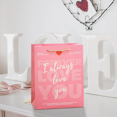 Valentines Day Decorations Romantic Gift Bags for Couples To Exchange Gifts and Tote Bags