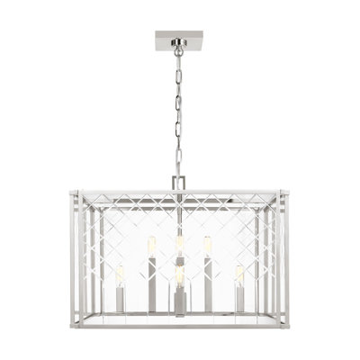 Luminaire suspendu carré 8 lumières Emsworth