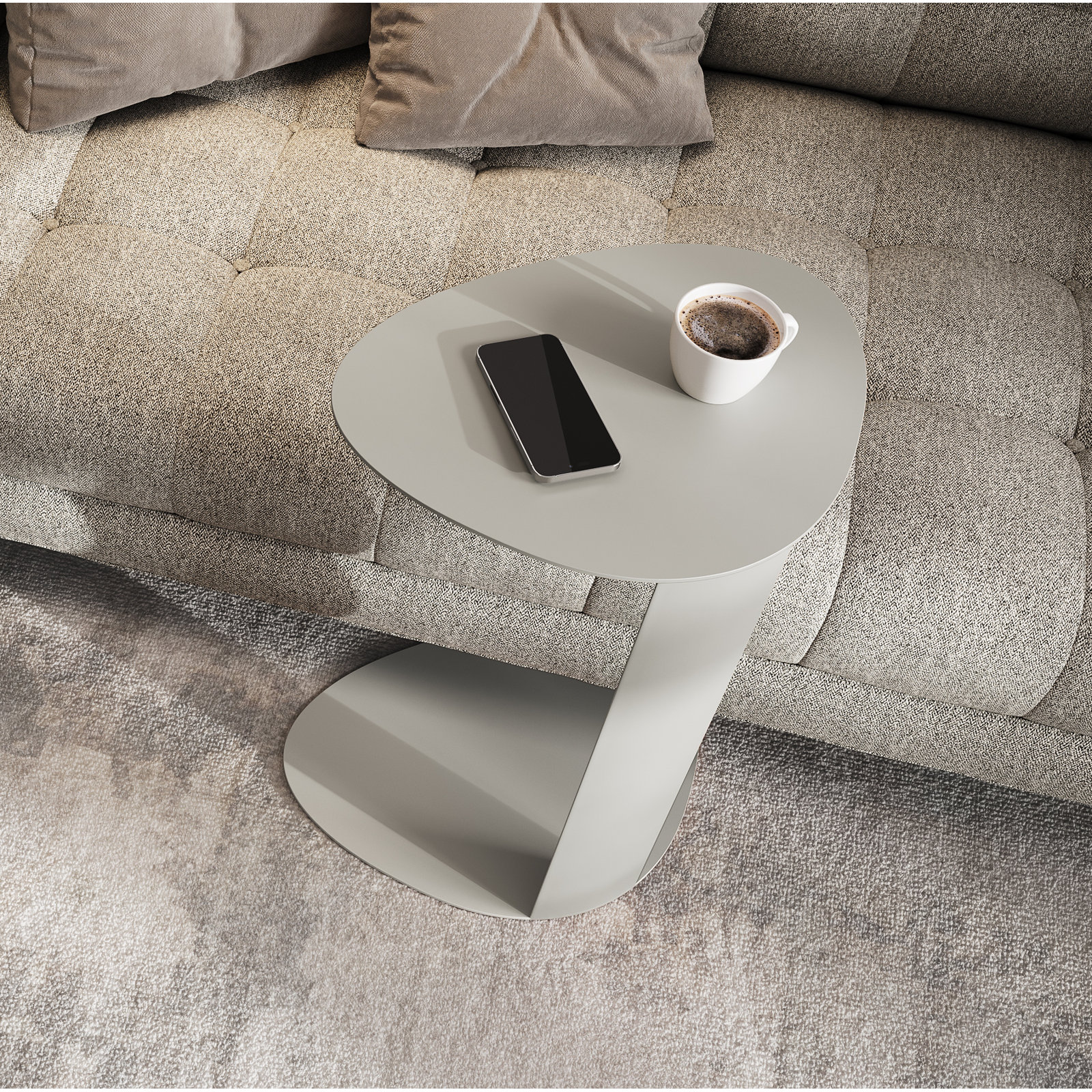 Bink C End Table, Stone