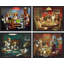 «Whimsical Dog Poker», impression humoristique canine encadrée sur papier-97770787-97770783