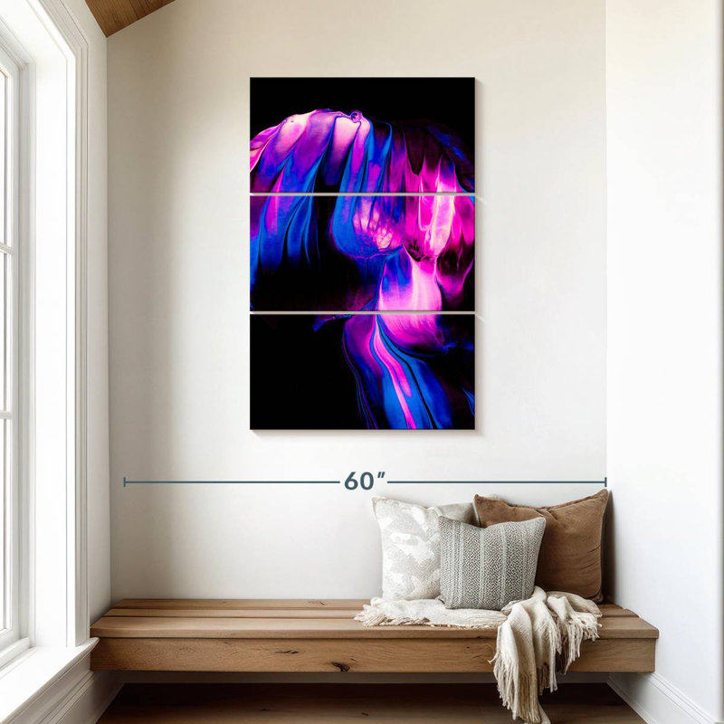 Peinture abstraite Avery III, H 45 po x l 28 po
