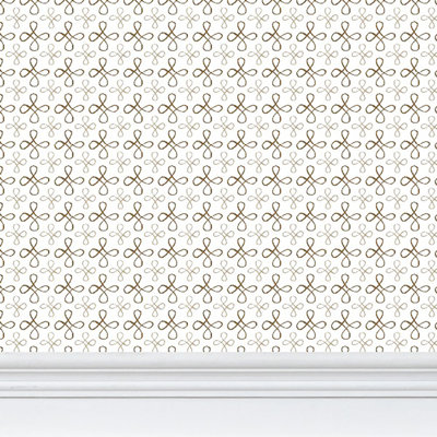 Palace Floor Small Repeat Luxury Wallpaper
