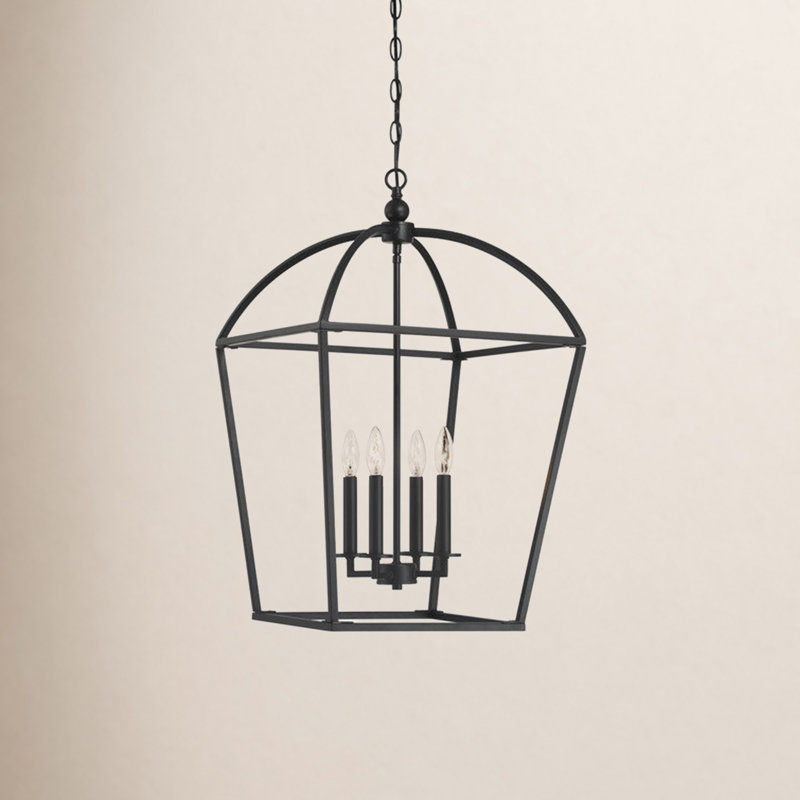 Alfreda 4 - Light Dimmable Lantern Chandelier
