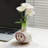 Funny Garlic Ceramic Vase, Cute Handmade Flower Vases, Small Vase For Flowers