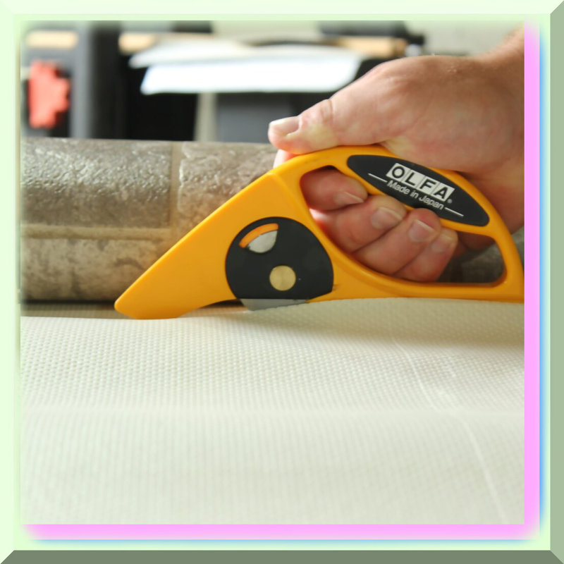 45mm Rotary Blade Material Cutter with Solid Base and Large Handle
