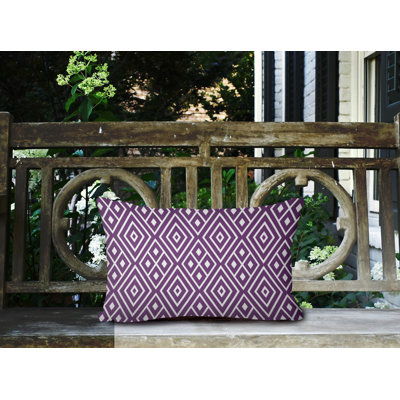 Housse et insert de coussin rectangulaire d'extérieur Nina