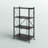 Auten 27.95'' W Steel Shelving Unit with Wheels