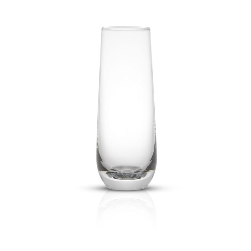 JoyJolt Milo Champagne Glasses, Set of 4, 9.4oz.