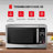 Toshiba 1.2 Cu Ft Countertop Microwave, Smart Sensor, 12 Auto Menus, Mute Function, Silver, 1100w