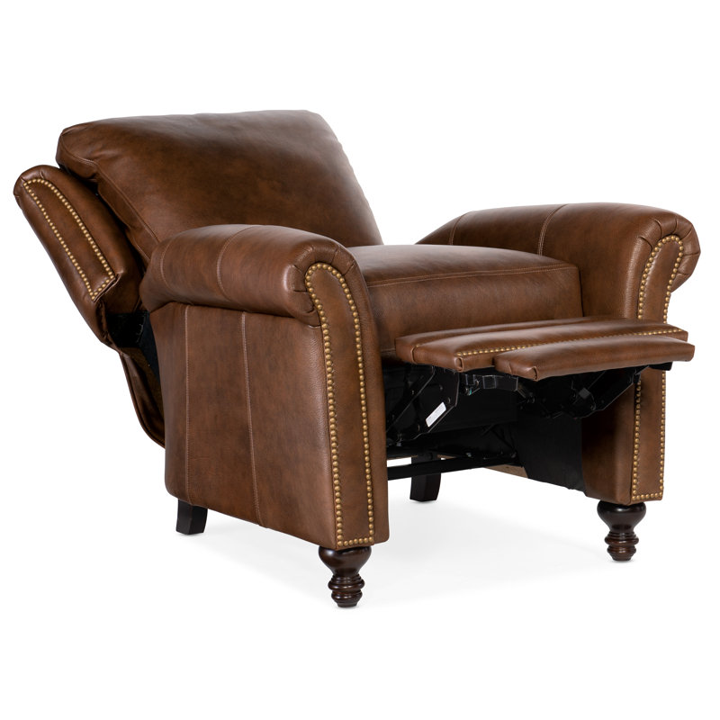 Richardson Recliner, Natural Brass with Turned Leg