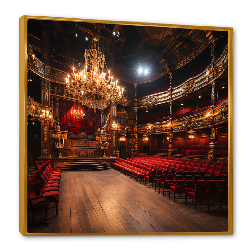 Photo de théâtre byzantin - art mural de théâtre, Or, H 30 po x l 30 po