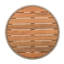 Table basse en bois avec accents de corde - motifs de grain naturel, options de placement polyvalentes de style rustique et capacité de 220 lb, facile à nettoyer