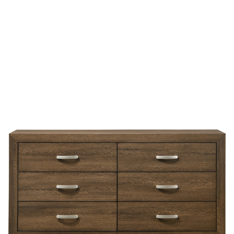 Commode à finition chêne Miquell