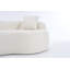 Canapé compact en chenille à double profondeur en S pour petits espaces, sans assemblage-2058254443