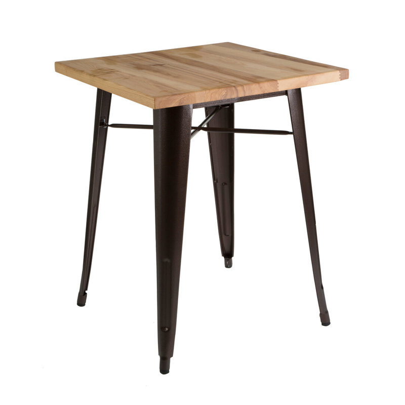 Solid Wood End Table, Brown, Brown