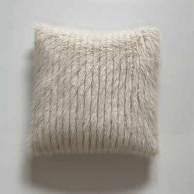 Faux Fur Throw Pillow