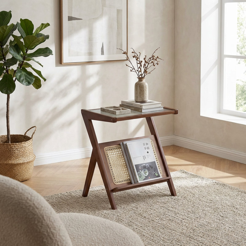 Table d'appoint Boho Rattan