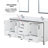 Ziva 80 in W x 22 in D Double Bath Vanity, White Top and 30 in Mirrors-467040250-515738151