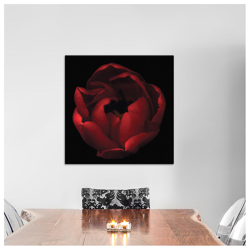 par Magda Indigo - impression d'art graphique, H 18 po x l 18 po x P 1,5 po, Toile encadrée noire, Aucun mat