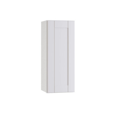Gallery Cabinetry Gallery Now 15 W x 12 D x 30 H Ready-to-Assemble MDF Shaker Standard Wall Cabinet in White