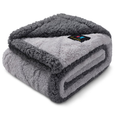Couverture imperméable pour animaux de compagnie, couvertures imperméables pour chien pour canapé-lit, housse réversible en molleton Sherpa pour petits et grands chiens