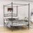 Ebrahima Metal Canopy Bed with Headboard-1976858340-1976858343