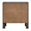 Table de chevet grise