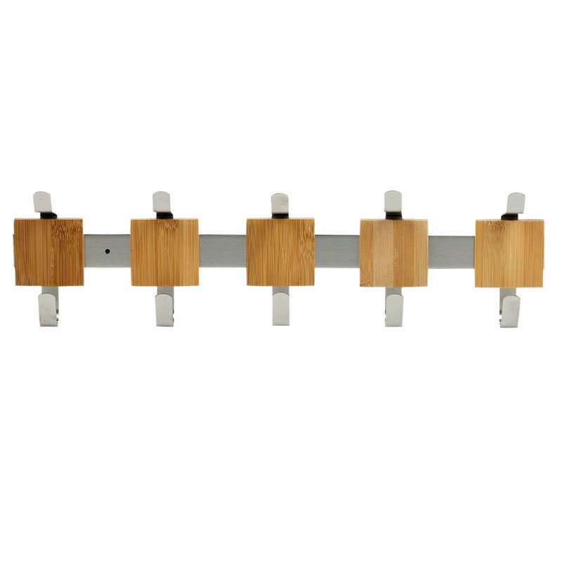 Wall 5 - Hook Wall Mounted Coat Rack