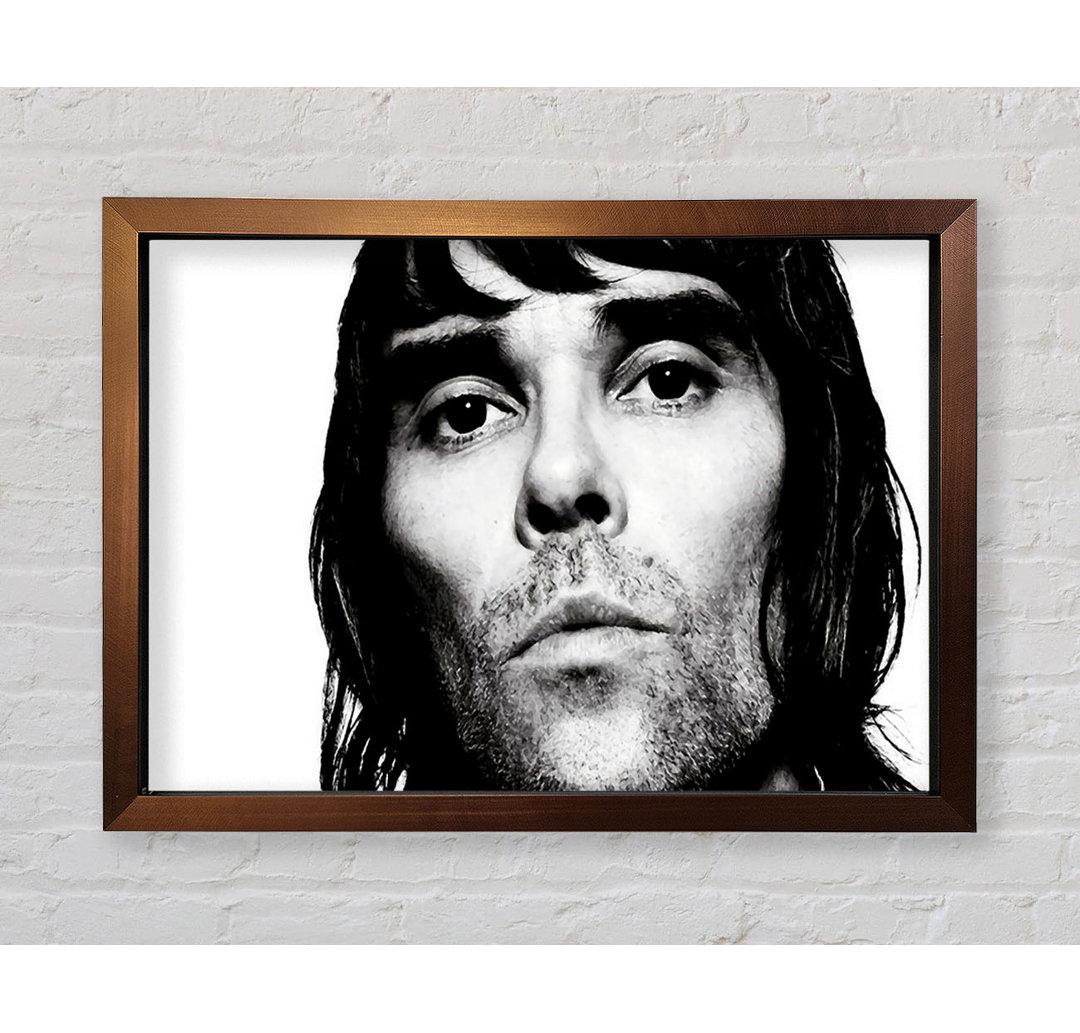 Ian Brown B N W - Drucken