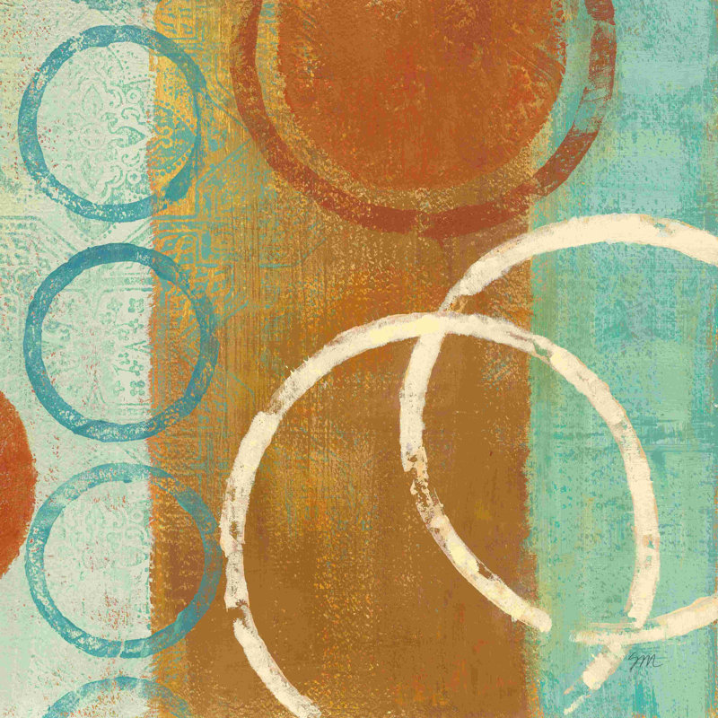Abstract Of Circles by Studio Mousseau - Wrapped Canvas Print, 36" H x 36" W