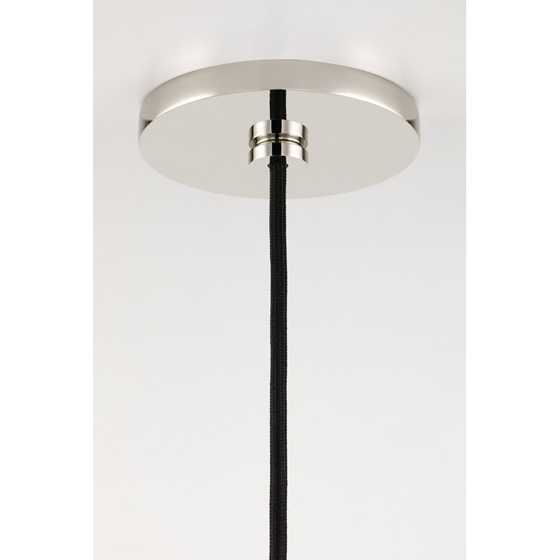 Luminaire suspendu simple à 1 lumière Darby, H 13,75 po x l 10 po x P 10 po, Bronze vieilli