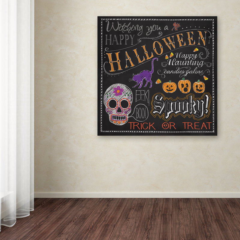 « halloween mix », publicité rétro sur toile tendue, H 35 po x l 35 po