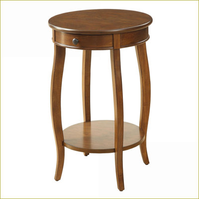Table basse en bois de noyer avec tiroir & amp; Tablette, surface spacieuse pour le salon, étable Organisé