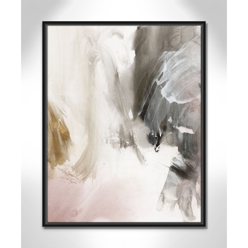 «Stratifié I» par Casa Fine Arts, H 29,5 po x l 23,5 po, Noir
