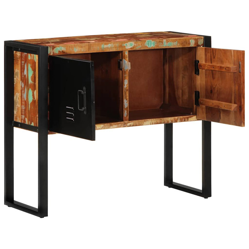 5-2 75cm Solid Wood Top Console Table, Reclaimed solid wood