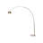 Dillander 75.6'' White Arched Floor Lamp-1652303849