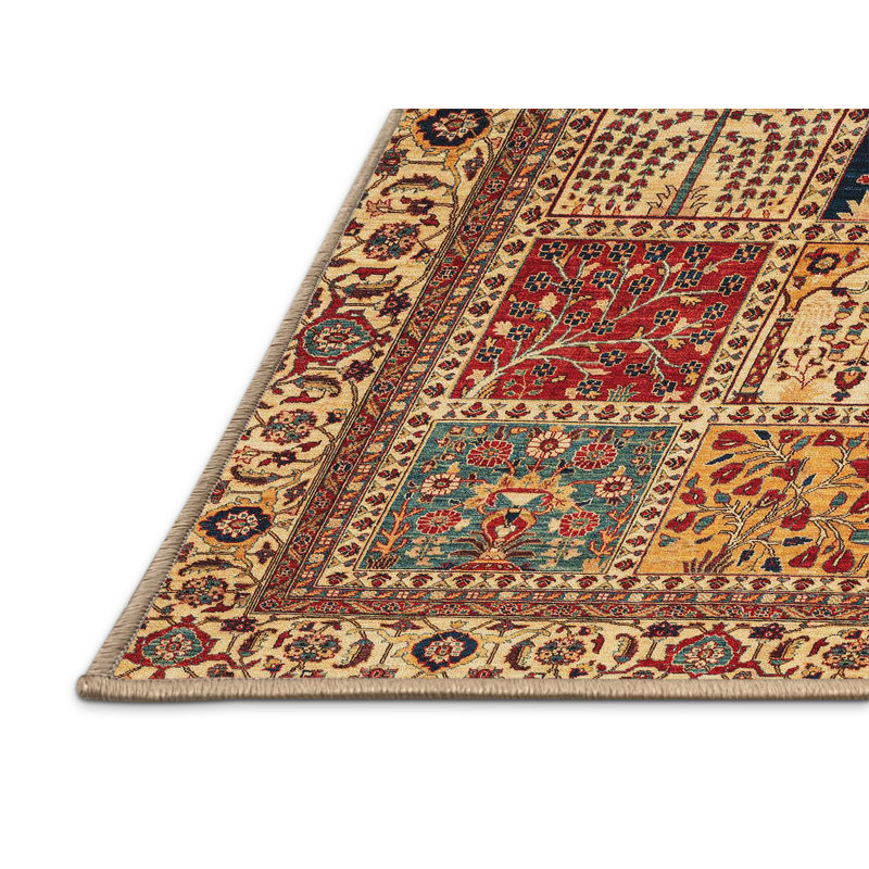 Floral Indoor Rug, Rectangle 8' x 12'