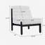 Chaise d'appoint rembourrée Fluffy-382713324