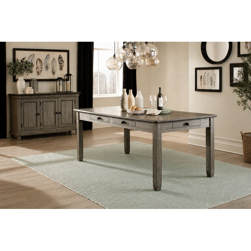 Rockdale 72" Dining Table, Gray