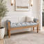 Fabric Upholstered Bench-1367047246