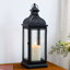 Glass & Metal Tabletop Lantern-688280987-690023187