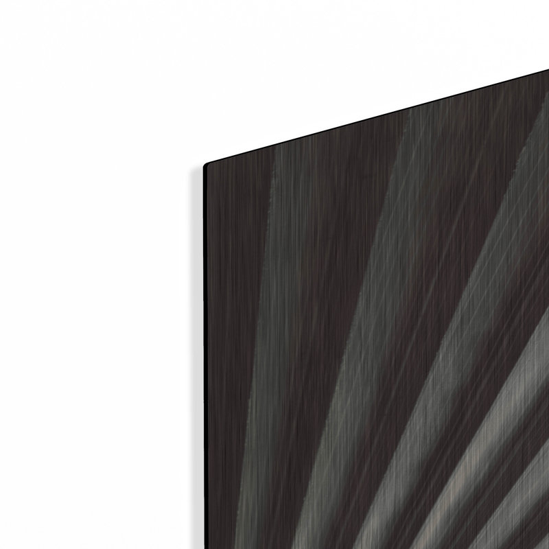 Art mural en métal Luxe Fan Art, H 36 po x l 24 po